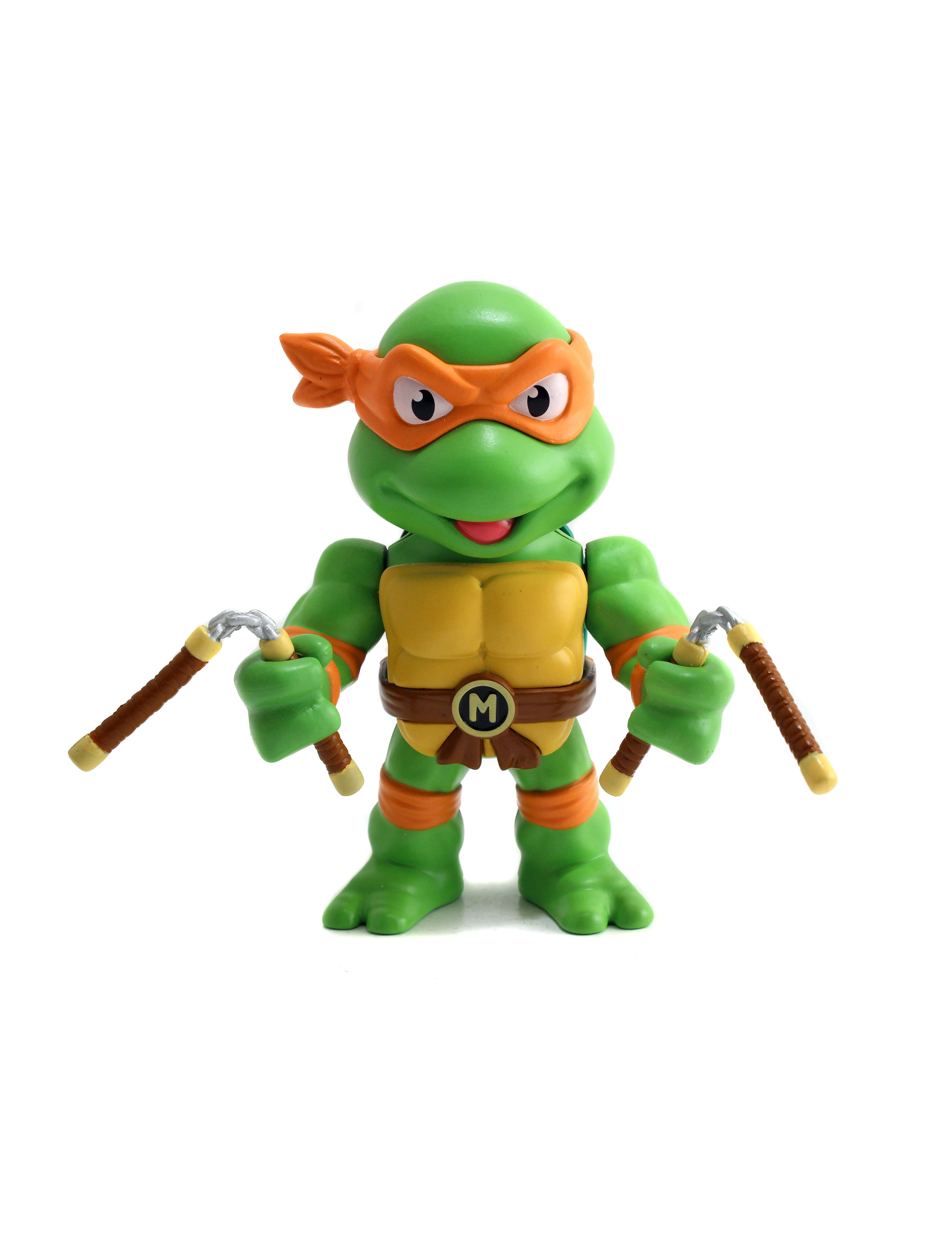 Jada Legetøj Turtles 4" Michelangelo Figure, H:10 cm, Multi/patterned, Legesæt Og Actionfigurer > Actionfigurer, Børn