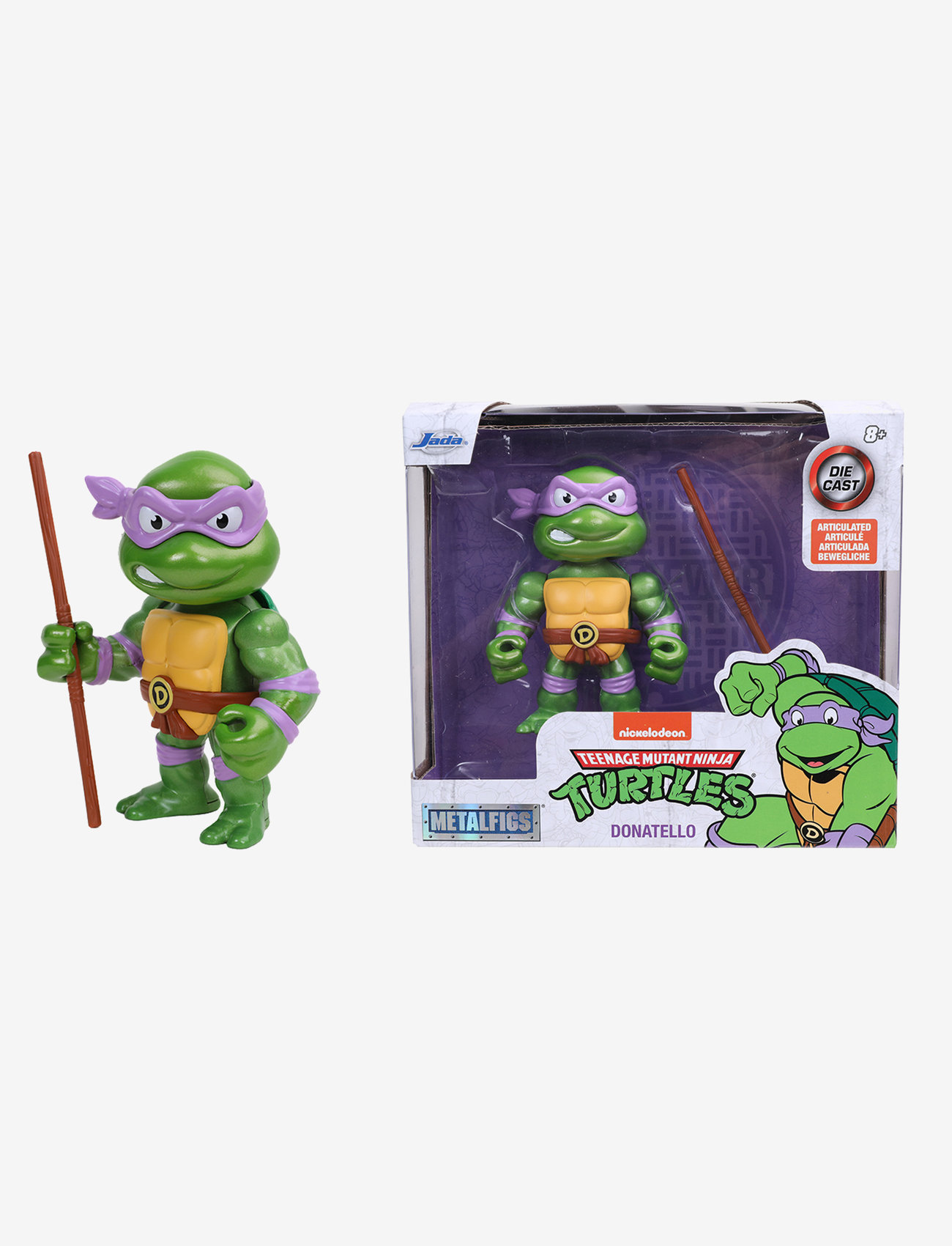 Jada Toys - Turtles 4" Donatello Figure - actionfigurer - multicolor - 1