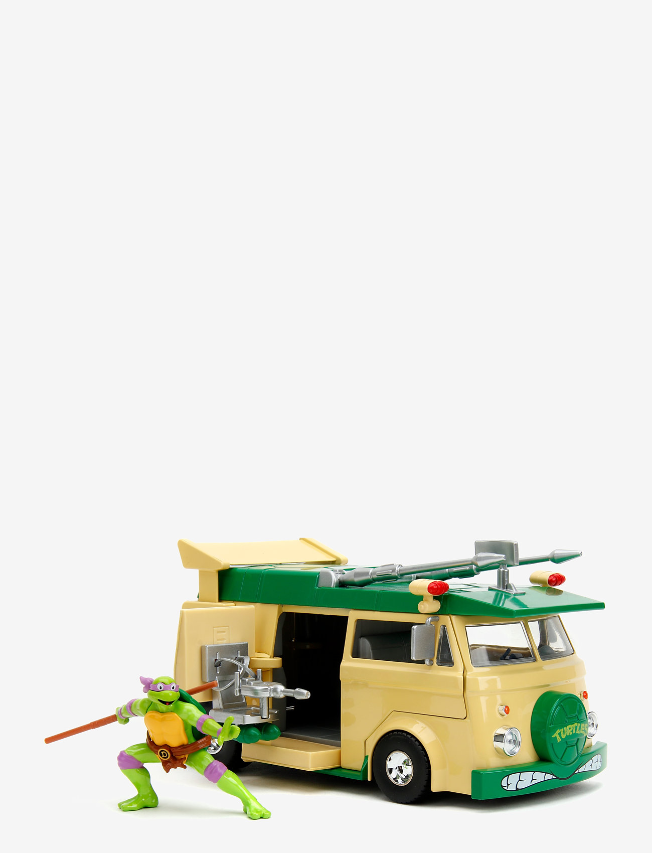 Jada Toys - Turtles Party Wagon 1:24 - laveste priser - yellow - 0
