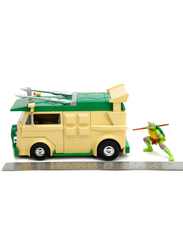 Jada Toys - Turtles Skilpaddebil med Donatello Figur 1:24 - action-figurer - yellow - 13