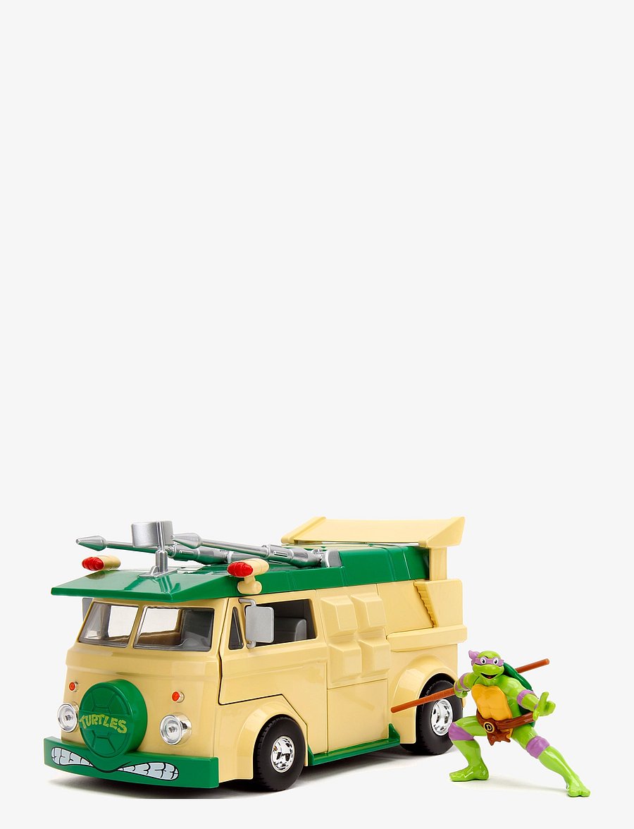 Jada Toys - Turtles Party Wagon 1:24 - veiksmo figūrėlės - yellow - 3