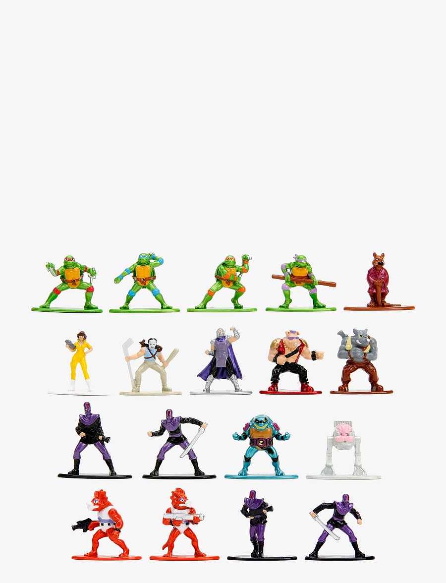 Jada Toys - Turtles Multi Pack Nano Figures,Wave 1 - tegelaskujud - multi coloured - 2