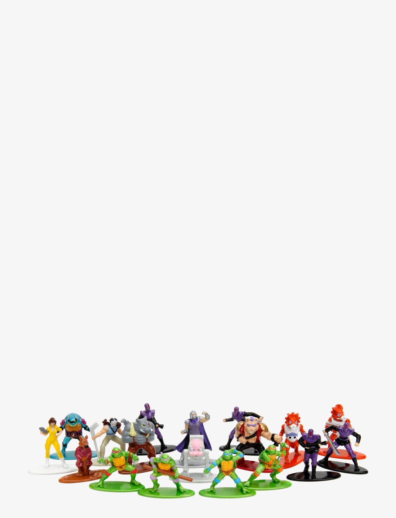 Jada Toys - Turtles Multi Pack Nano Figures,Wave 1 - legetøjsfigurer & sæt - multi coloured - 3