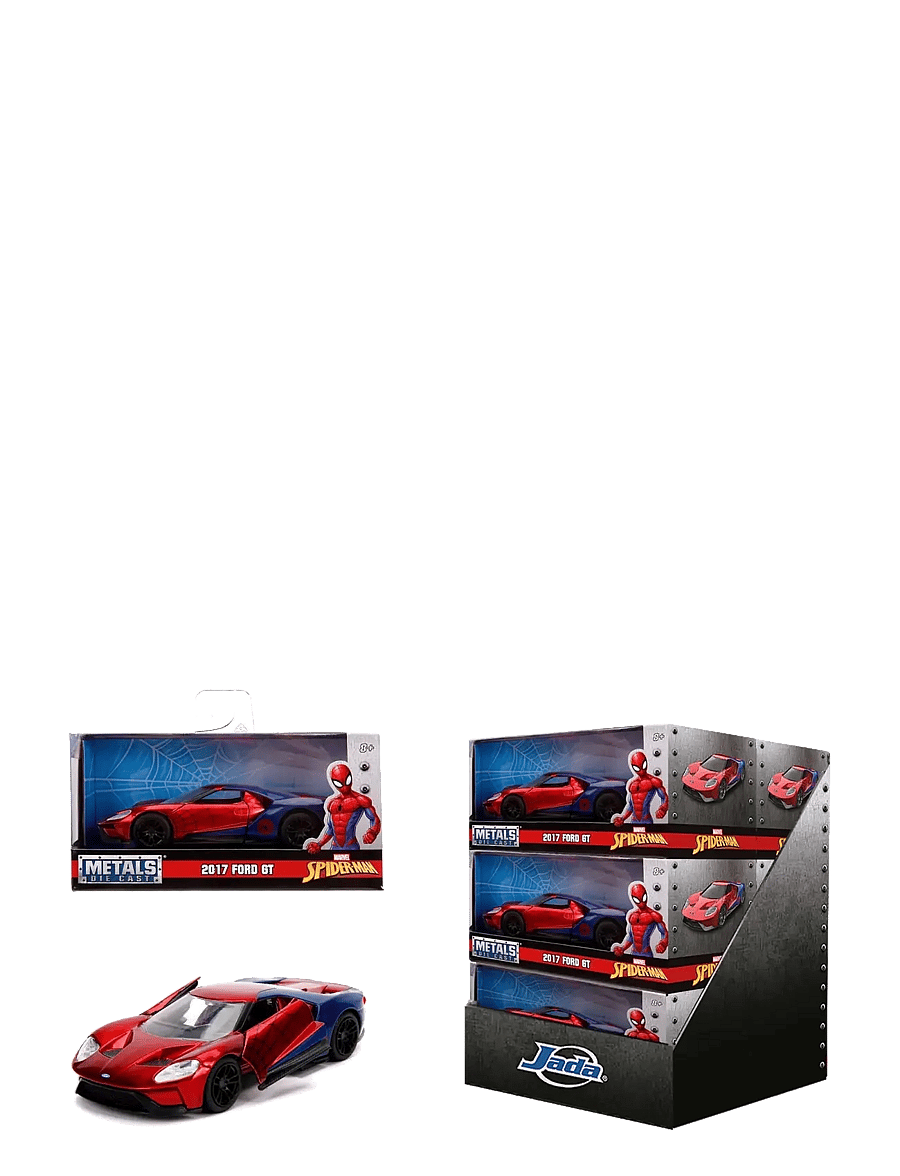 Jada Toys - Marvel Spider-Man 2017 Ford GT 1:32 - spielzeugautos - red - 0
