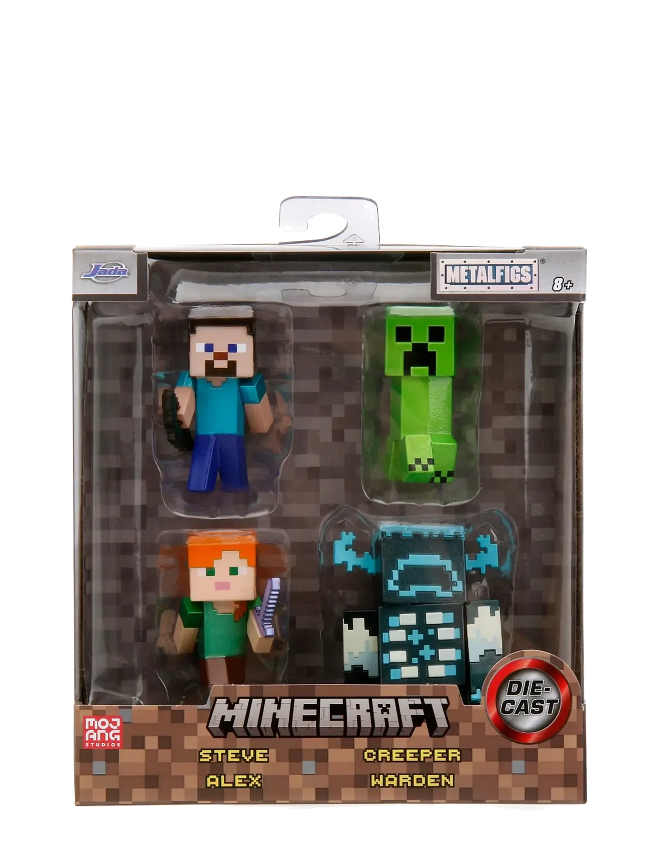 Jada Toys - Minecraft Collector Figure 4-Pack, 6 cm - geschenke unter 50€ - multi coloured - 1