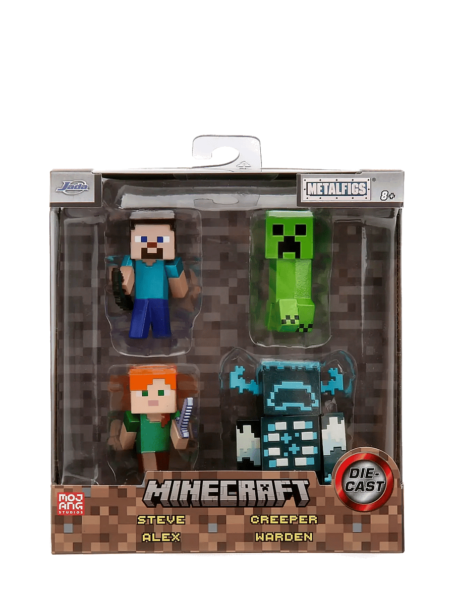 Jada Toys - Minecraft Collector Figure 4-Pack, 6 cm - kingitused alla 50€ - multi coloured - 1