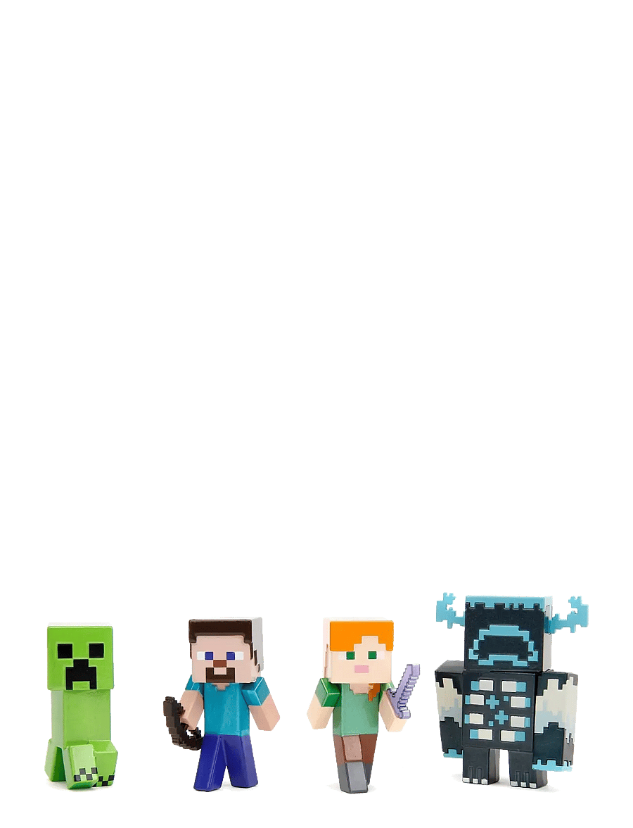 Jada Toys - Minecraft Collector Figure 4-Pack, 6 cm - kingitused alla 50€ - multi coloured - 2