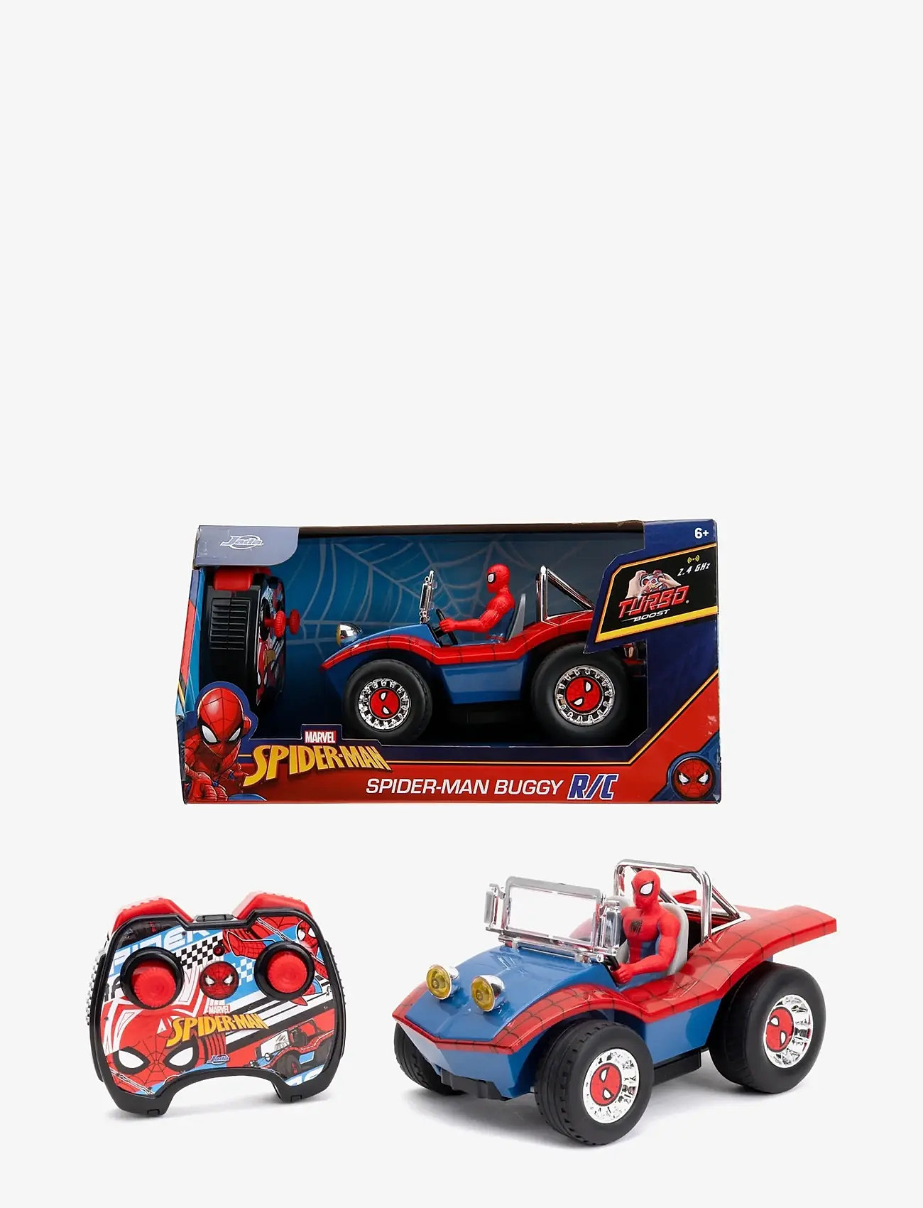 Jada Toys - Marvel Spider-Man RC Buggy 1:24 - ferngesteuertes spielzeug - multicolor - 0