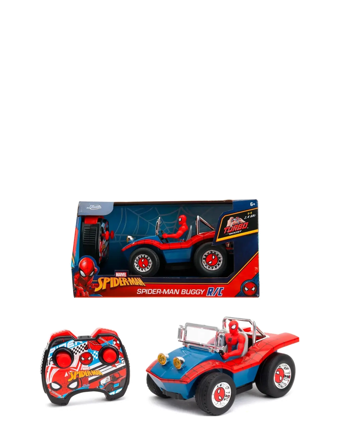 Jada Toys Marvel Spider-Man RC Buggy 1:24 - Radiostyrda leksaker - MULTICOLOR / multi