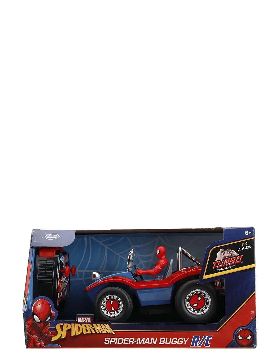 Jada Toys - Marvel Spider-Man RC Buggy 1:24 - puldiga mänguasjad - multicolor - 2