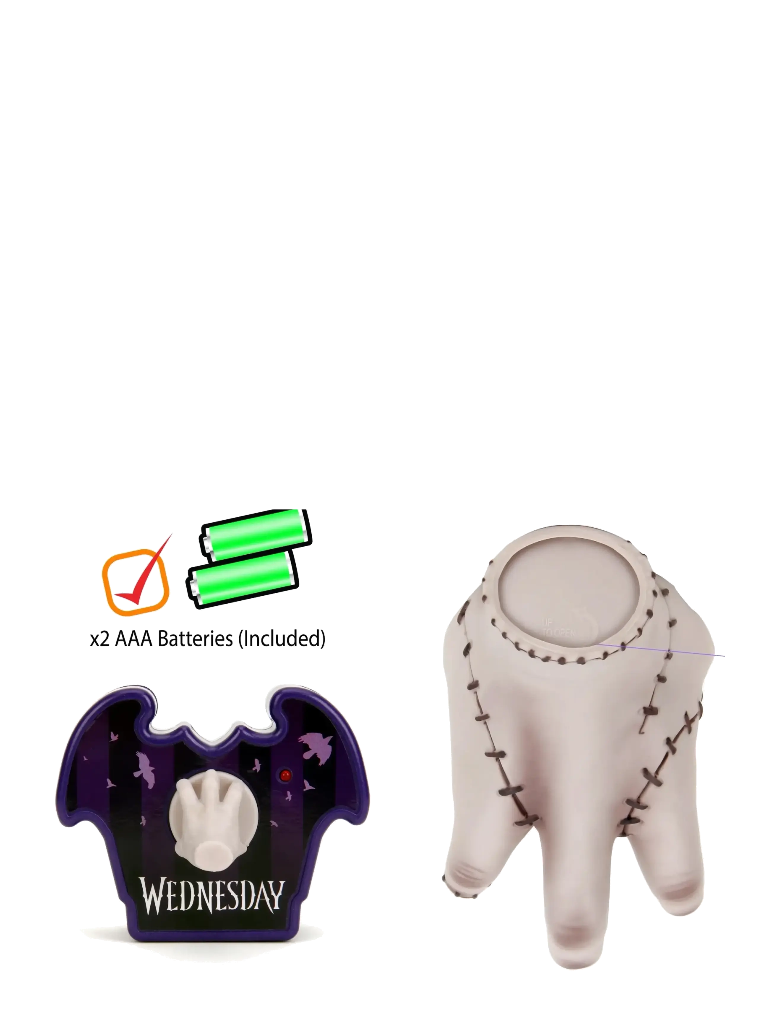 Jada Toys - Jada Toys Wednesday Thing, Radio-Controlled Hand - laveste priser - multi colorued - 2