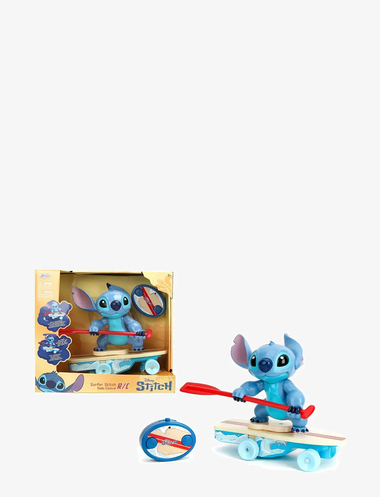 Jada Toys - Disney RC Surfer Stitch, 25 cm - movies & fairy tale characters - multicolor - 0