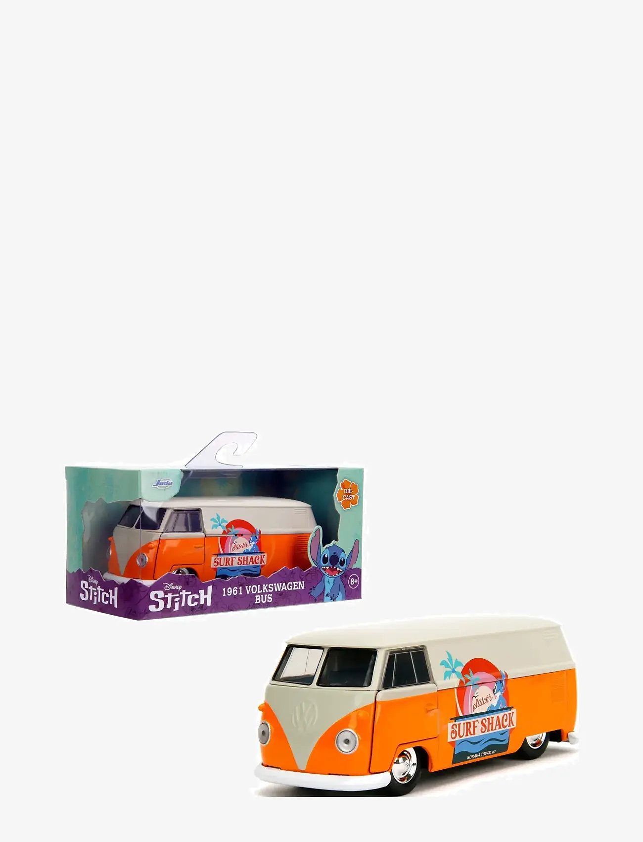 Jada Toys - Stitch 1961 VW Buss 1:32 - toy cars - red - 1