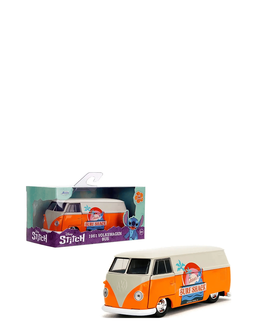 Jada Toys - Stitch 1961 VW Buss 1:32 - die niedrigsten preise - red - 1