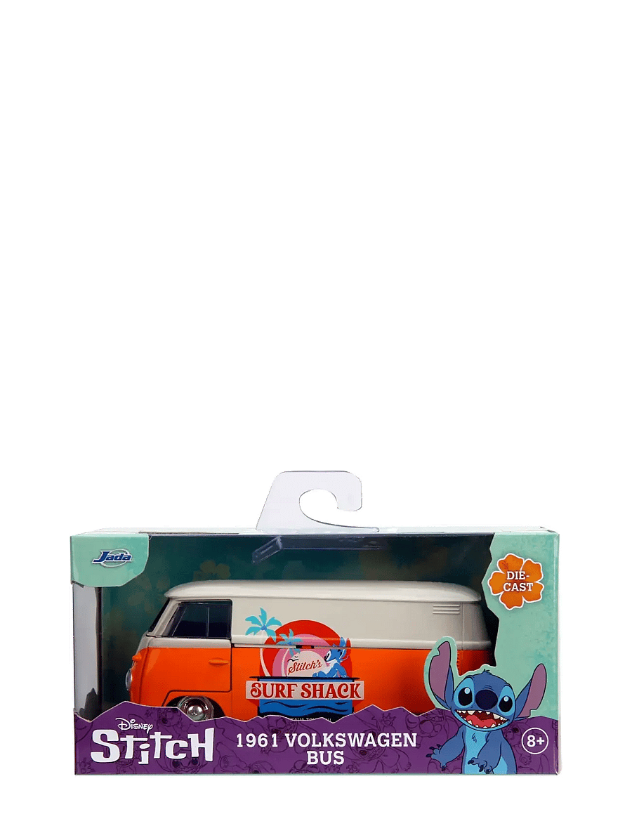 Jada Toys - Stitch 1961 VW Buss 1:32 - die niedrigsten preise - red - 2