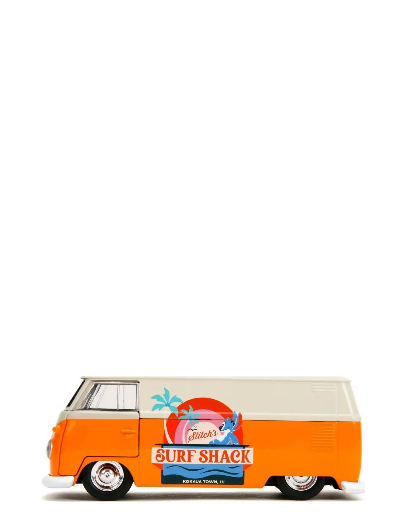 Jada Toys - Stitch 1961 VW Buss 1:32 - leksaksfordon & bilar - red - 4