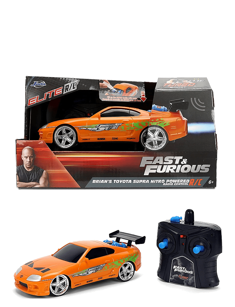Jada Toys - Fast & Furious Radio Controlled Nitro Powered Vapor 1:24 - ferngesteuertes spielzeug - orange - 1