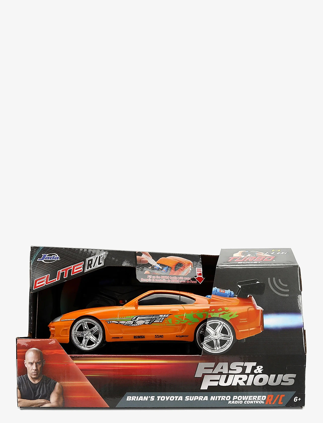 Jada Toys - Fast & Furious Radio Controlled  Nitro Powered Vapor 1:24 - remote controlled toys - orange - 2