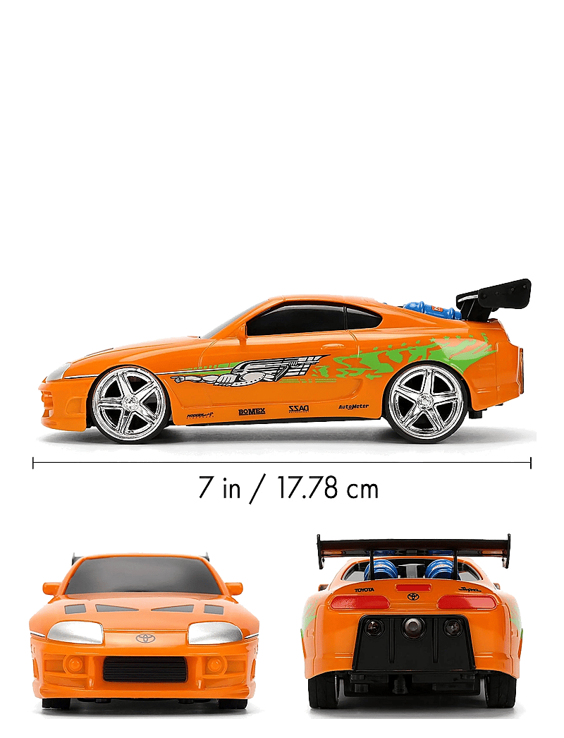 Jada Toys - Fast & Furious Radio Controlled Nitro Powered Vapor 1:24 - ferngesteuertes spielzeug - orange - 4