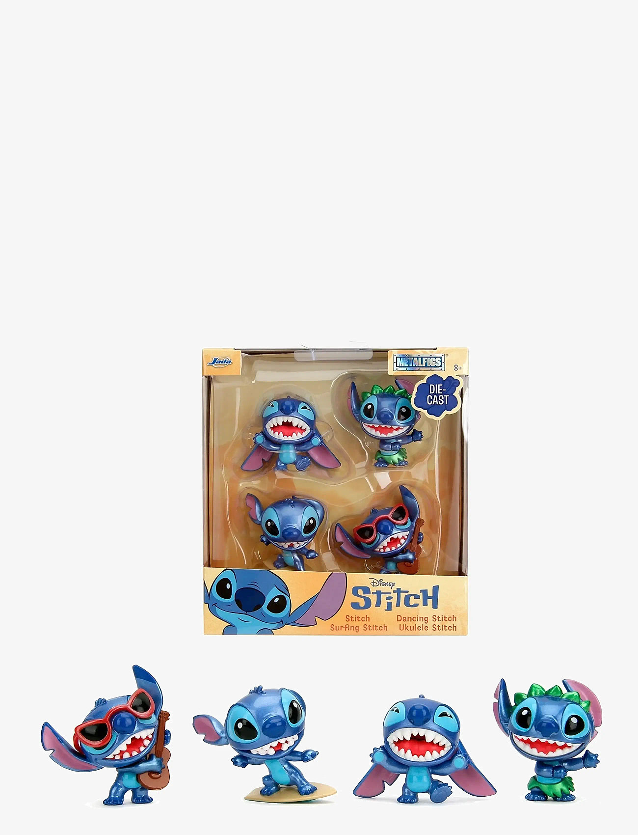 Jada Toys - Stitch Figures 4-Pack 2.5", Wave 2 - actionfigurer - multicolor - 0