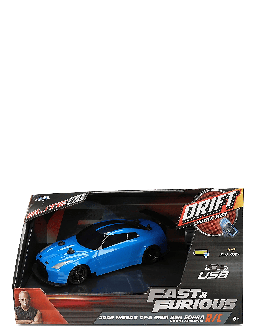 Jada Toys - Fast & Furious Radio Controlled Drift 20098 Nissan 1:24 - ferngesteuertes spielzeug - blue - 2