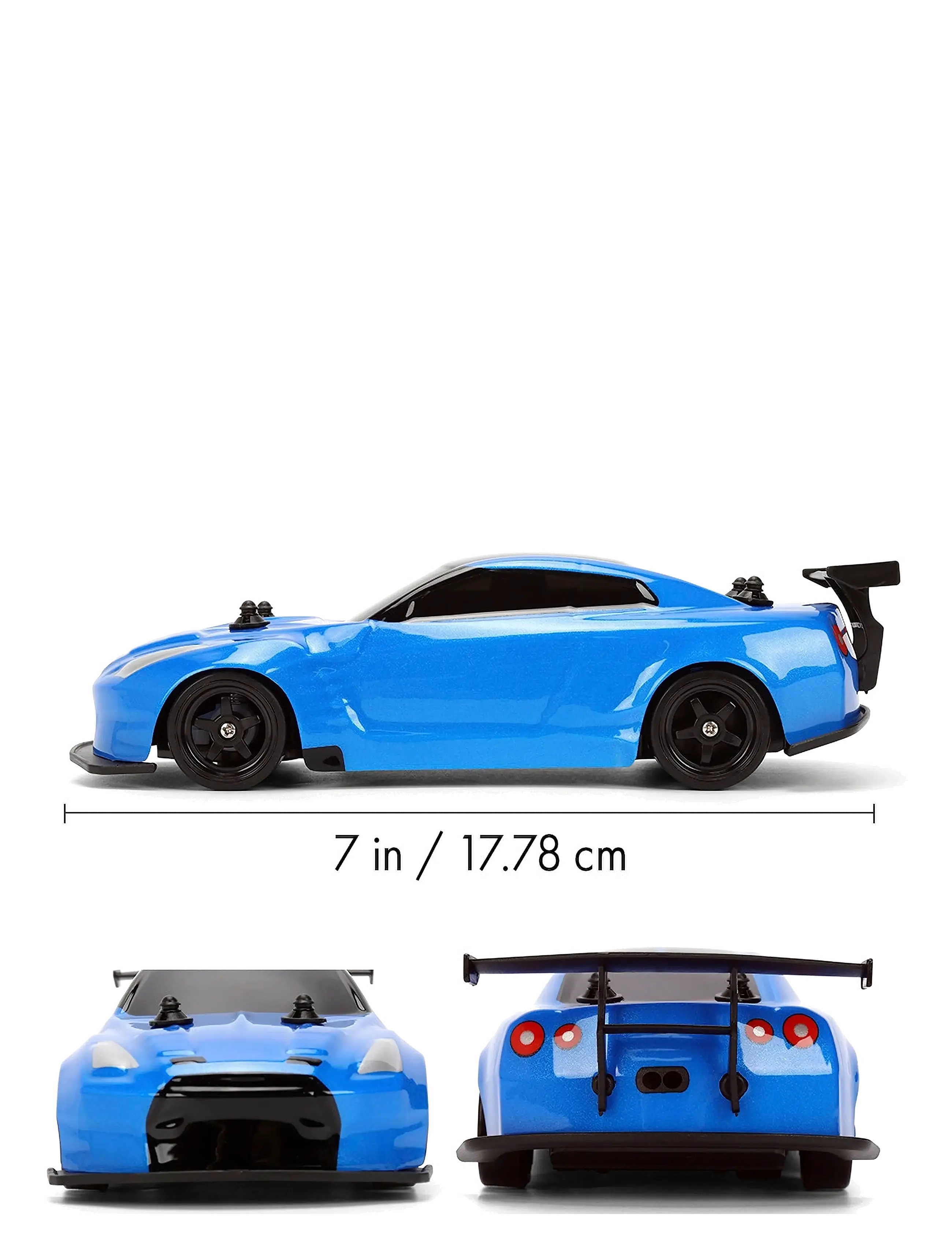 Jada Toys - Fast & Furious Radio Controlled  Drift 20098 Nissan 1:24 - ferngesteuertes spielzeug - blue - 4