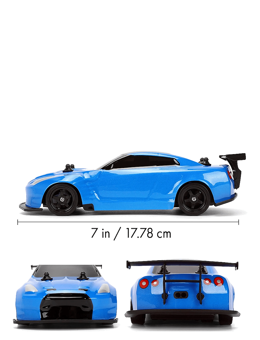 Jada Toys - Fast & Furious Radio Controlled Drift 20098 Nissan 1:24 - ferngesteuertes spielzeug - blue - 4