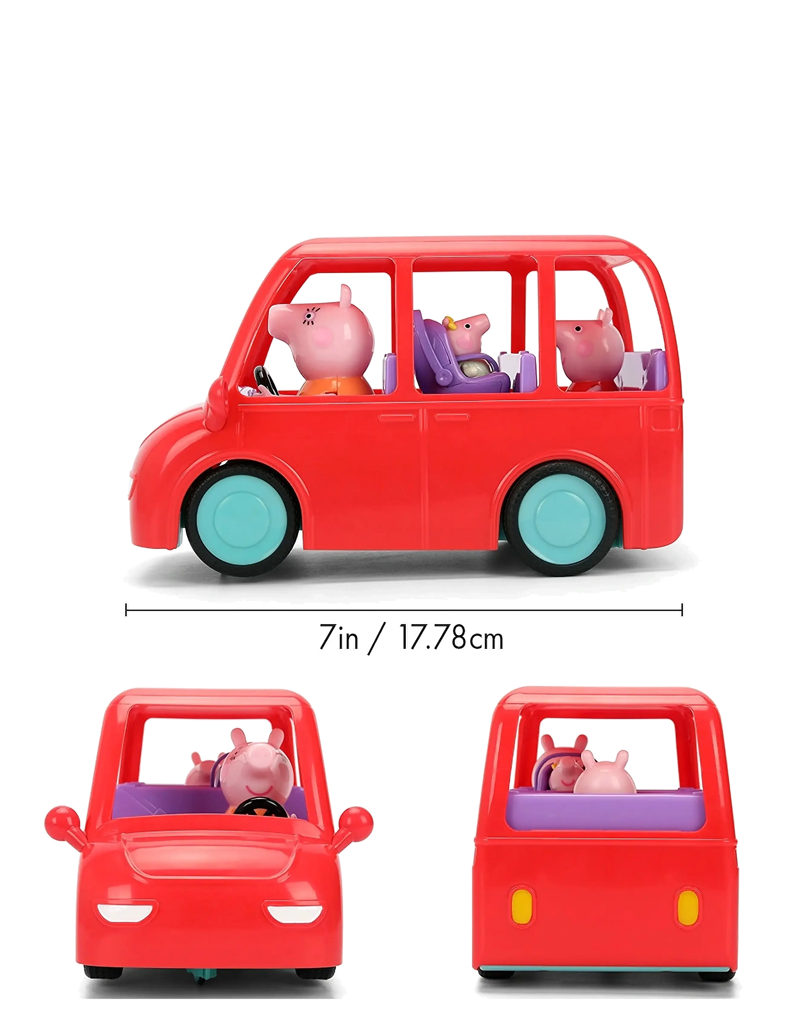 Jada Toys - Peppa Pig Remote-Controlled Family Car - spielzeugautos - multicoloured - 4