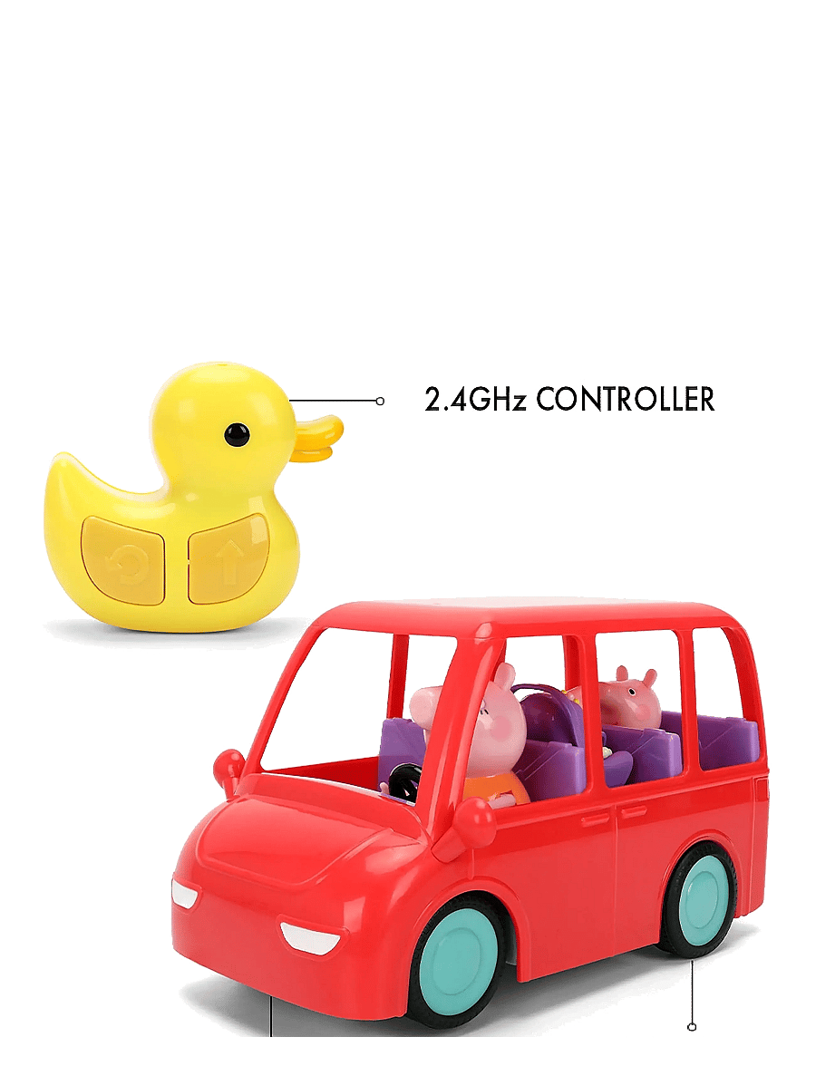 Jada Toys - Peppa Pig Remote-Controlled Family Car - rotaļu automašīnas - multicoloured - 5