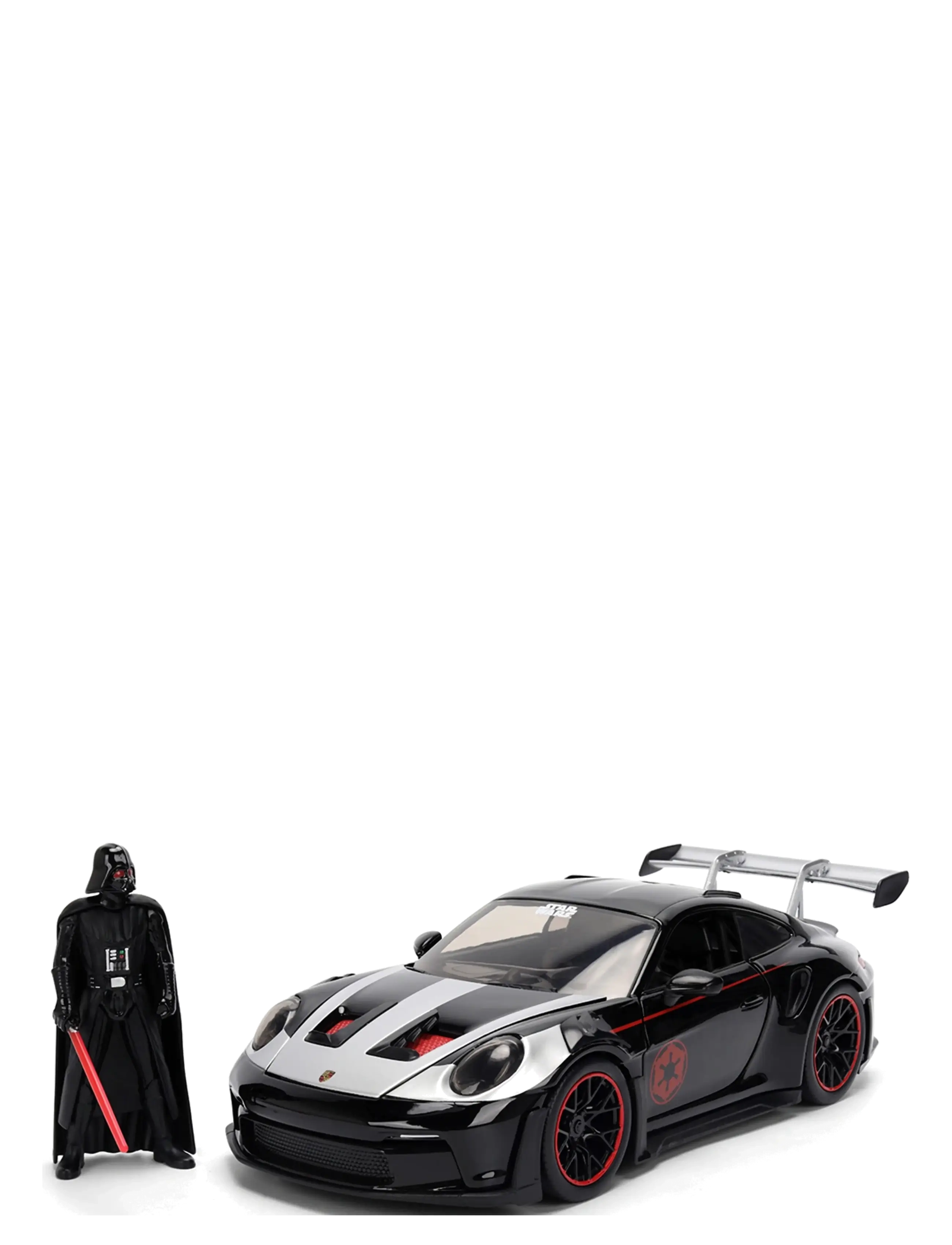Jada Toys Star Wars Darth Vader Porsche 911 1:24, Børn, Other Toy Cars, Sort, Str: ONE SIZE