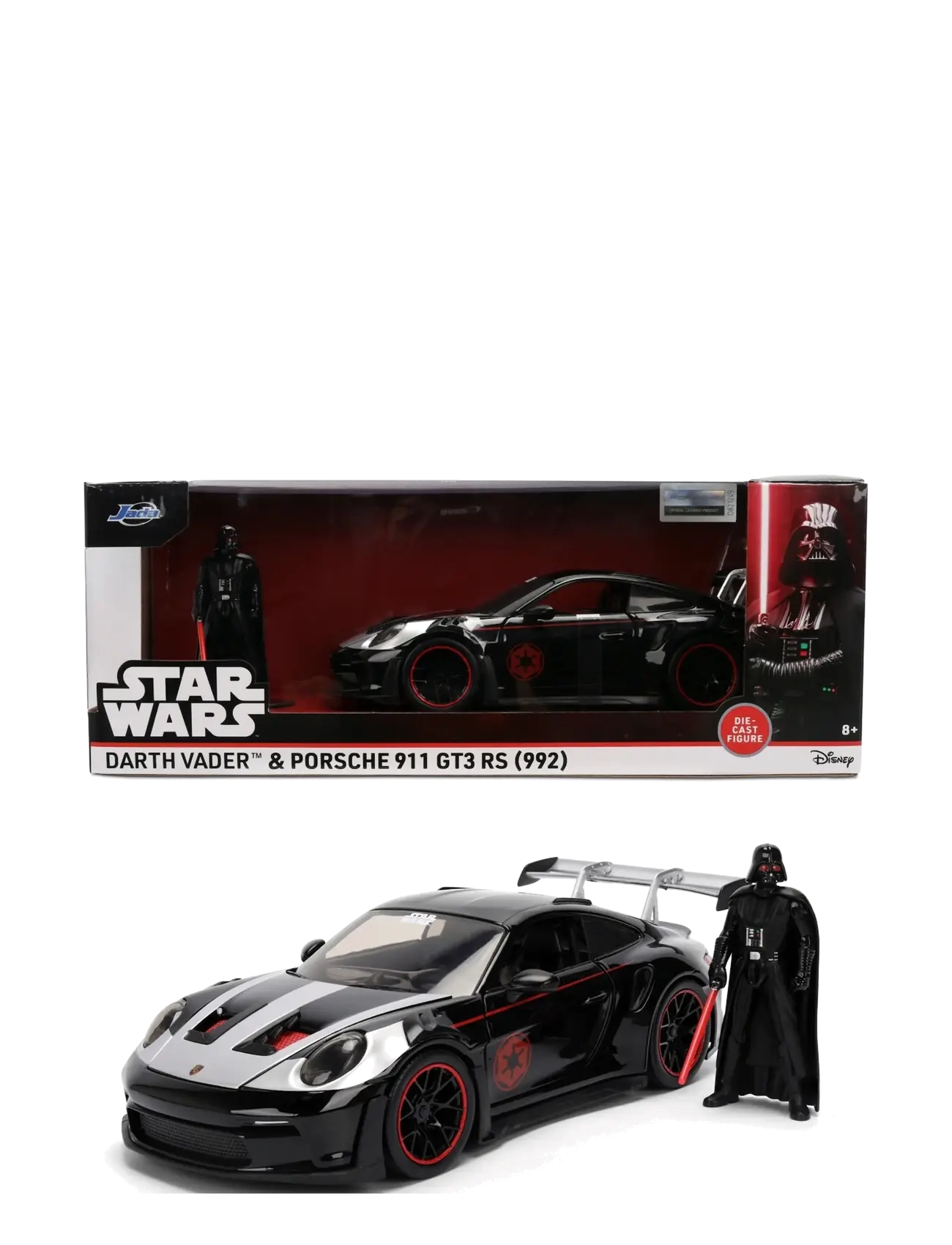 Jada Toys - Star Wars Darth Vader Porsche 911 1:24 - spielzeugautos - multi coloured - 1