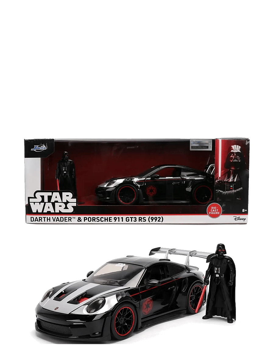 Jada Toys - Star Wars Darth Vader Porsche 911 1:24 - speelgoedauto's - multi coloured - 1