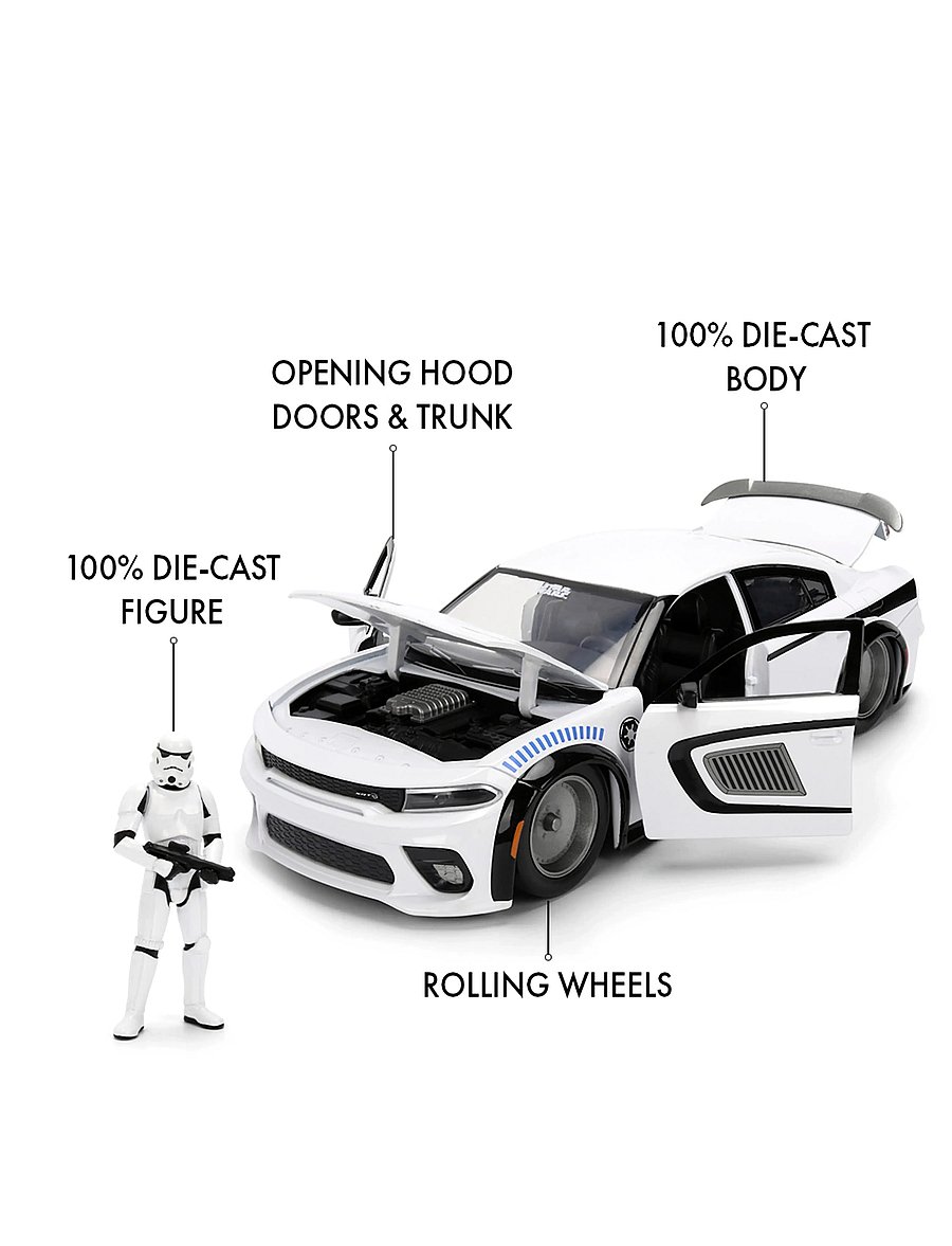 Jada Toys - Star Wars Storm Trooper Dodge 1:24 - spielzeugautos - multi coloured - 0
