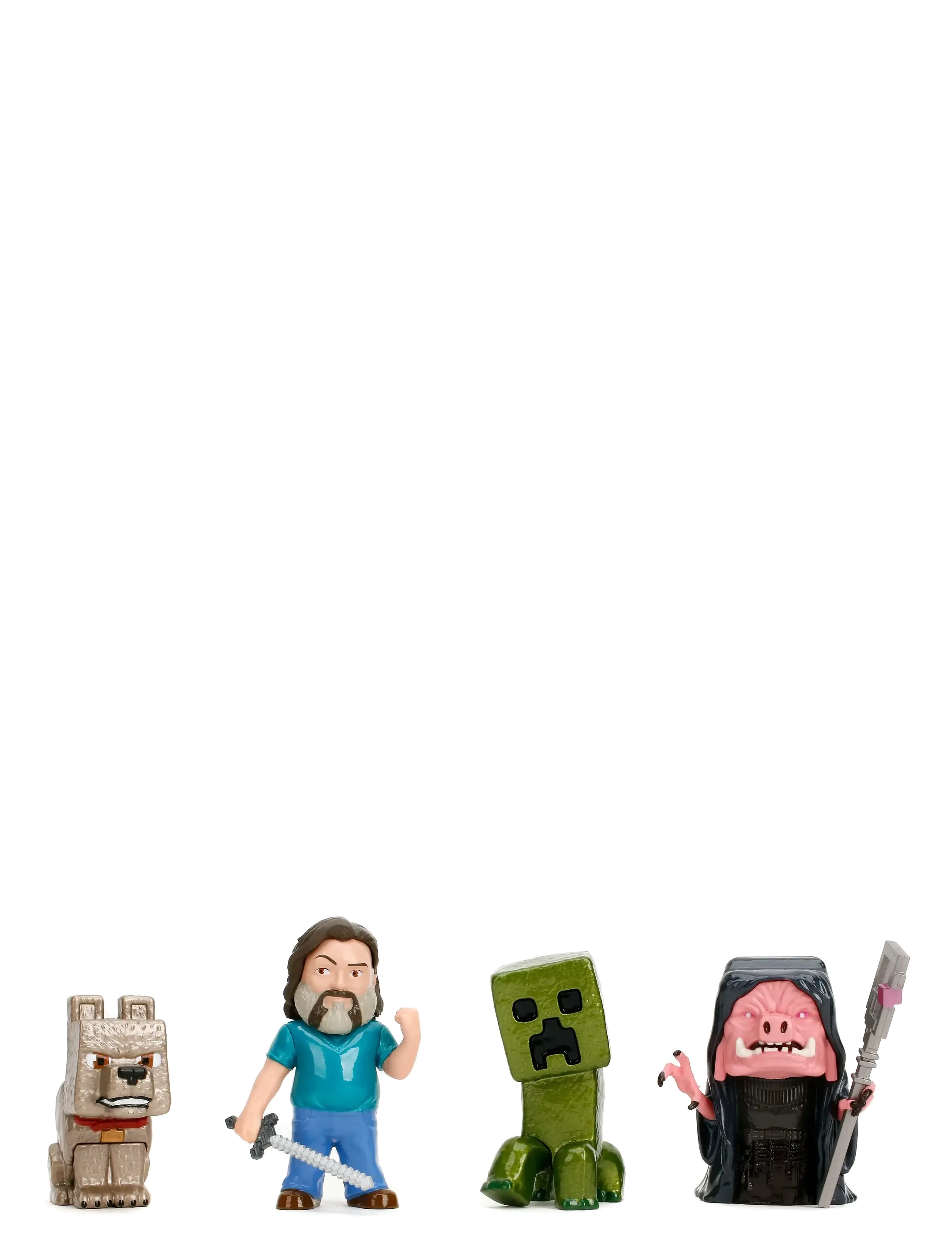 JADA Spielzeug Jada Spielzeug A Minecraft Movie 4-Pack Figures, 2,5" Patterned - One Size - Kinder