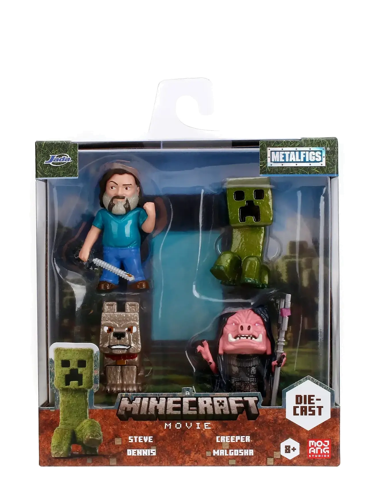 Jada Toys - Jada Toys A Minecraft Movie 4-Pack Figures, 2,5" - personnages de films et de contes de fées - multicolor - 2