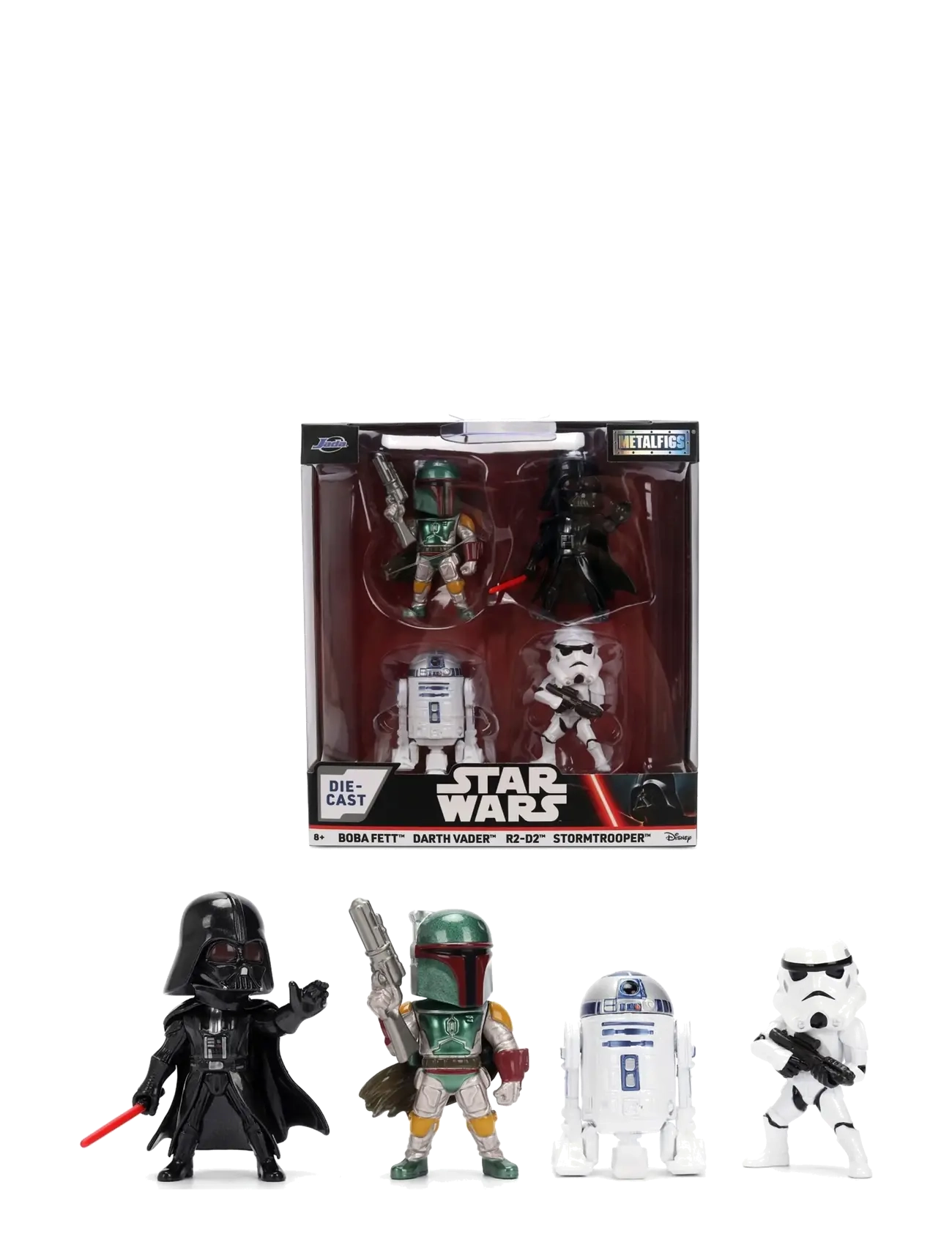 Jada Spielzeug Star Wars 4-Pack Figures 2.5" Wave 1, One Size, Playsets & Action Figures, Mehrfarbig/gemustert - Kinder