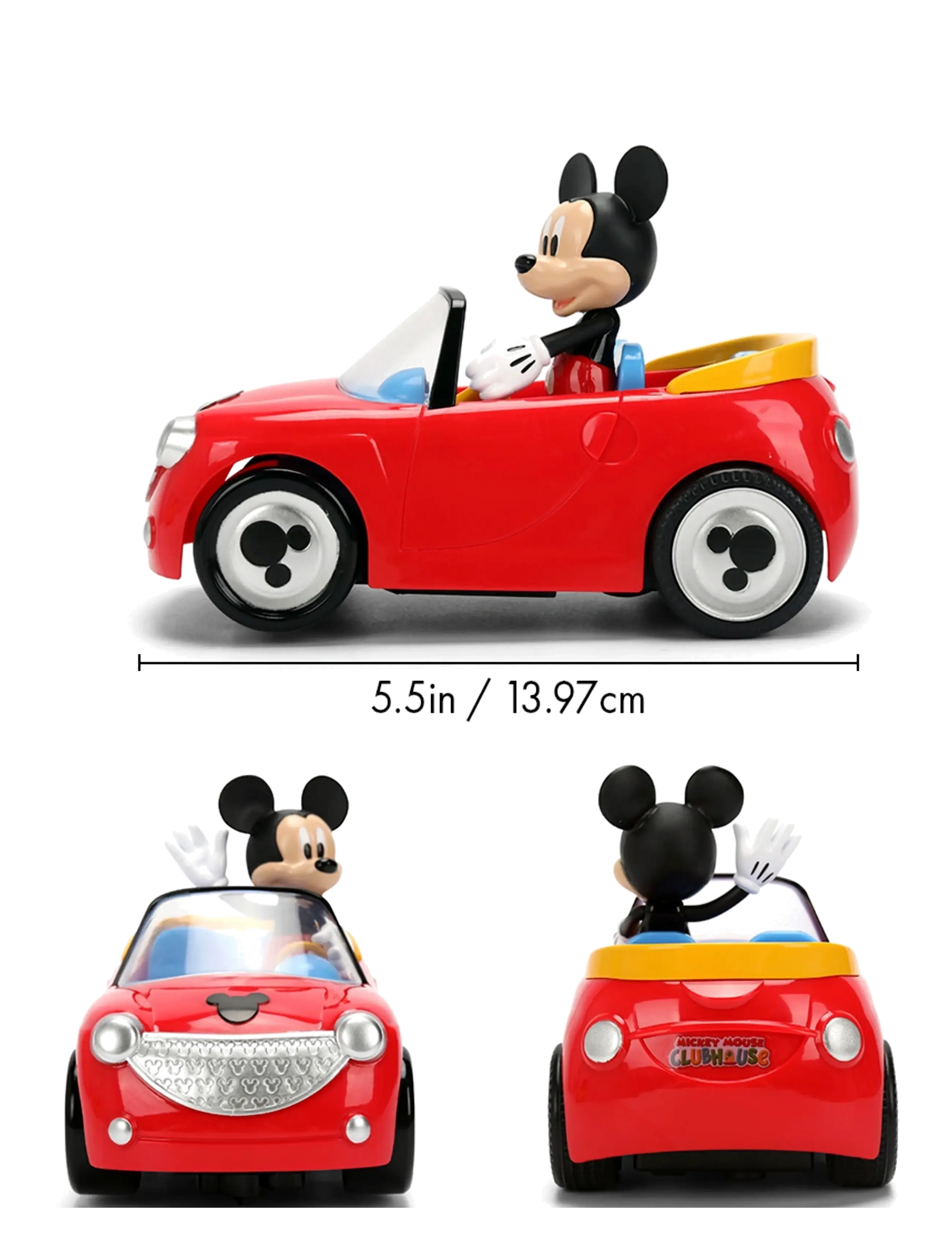 Jada Toys - RC Mickey Roadster 1:32 - red - 2