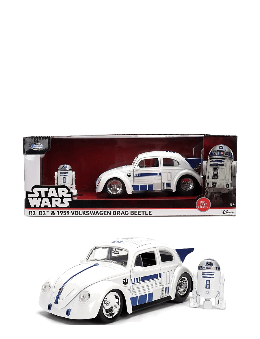 Jada Toys - Star Wars R2D2 1959 VW Drag Beetle 1:24 - Žaislinės mašinėlės - multi coloured - 2