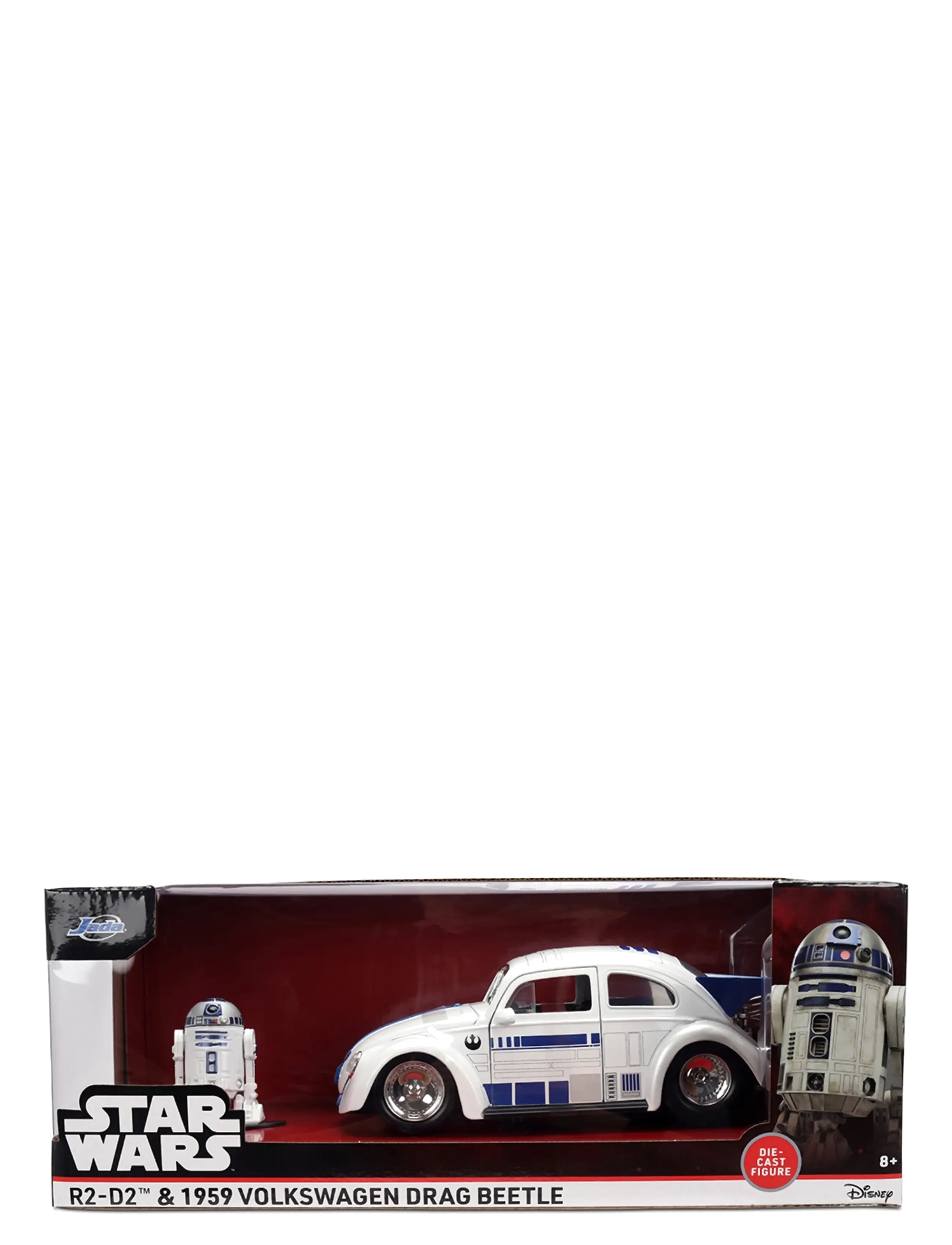 Jada Toys - Star Wars R2D2 1959 VW Drag Beetle 1:24 - spielzeugautos - multi coloured - 3