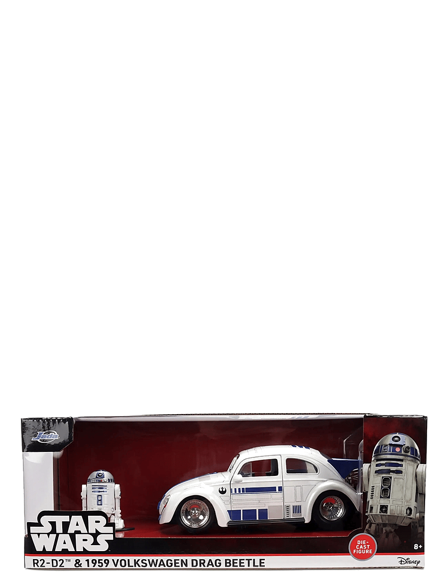 Jada Toys - Star Wars R2D2 1959 VW Drag Beetle 1:24 - Žaislinės mašinėlės - multi coloured - 3