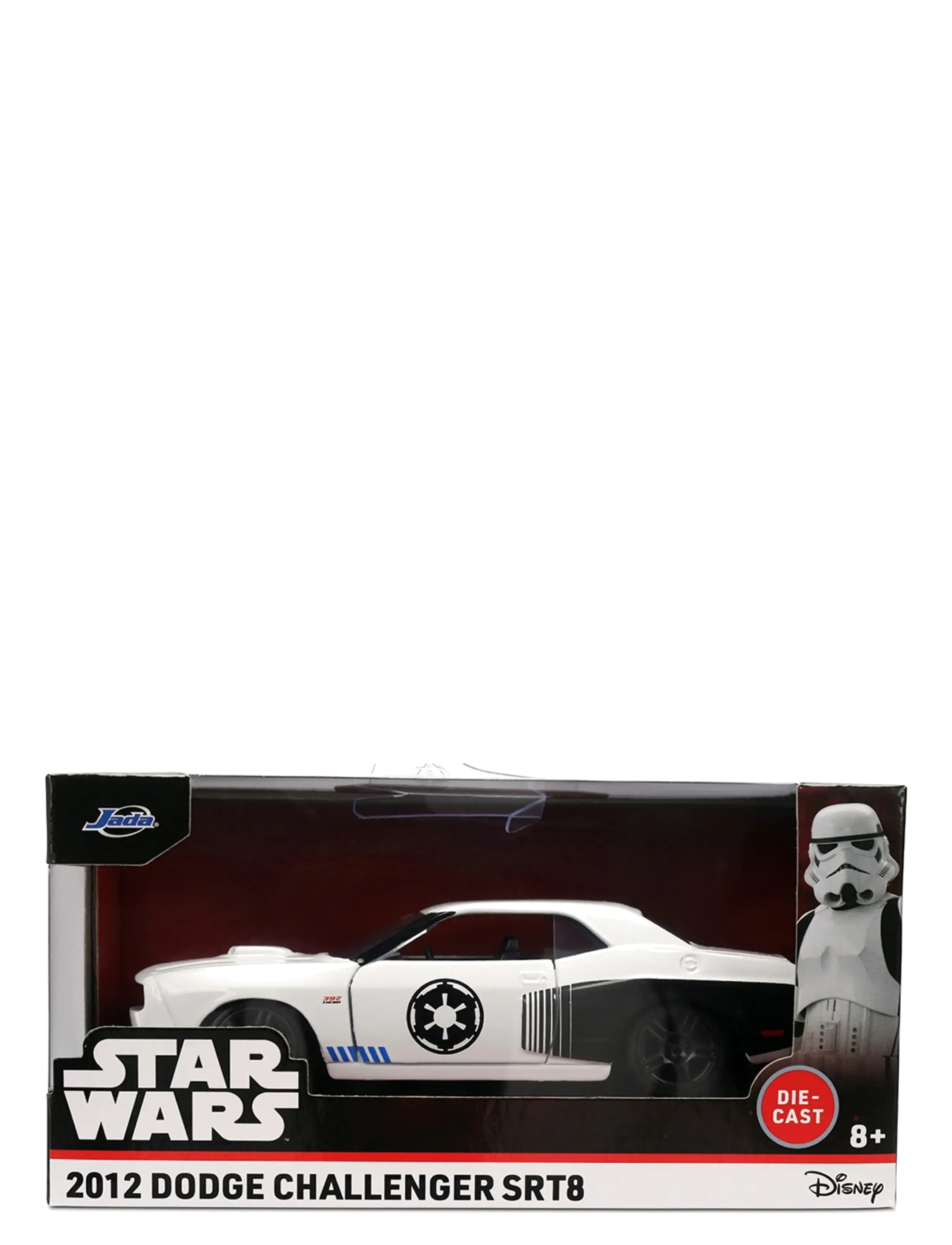 Jada Toys - Star Wars Stormtrooper 2012 Dodge 1:32 - legetøjsbiler - white - 1