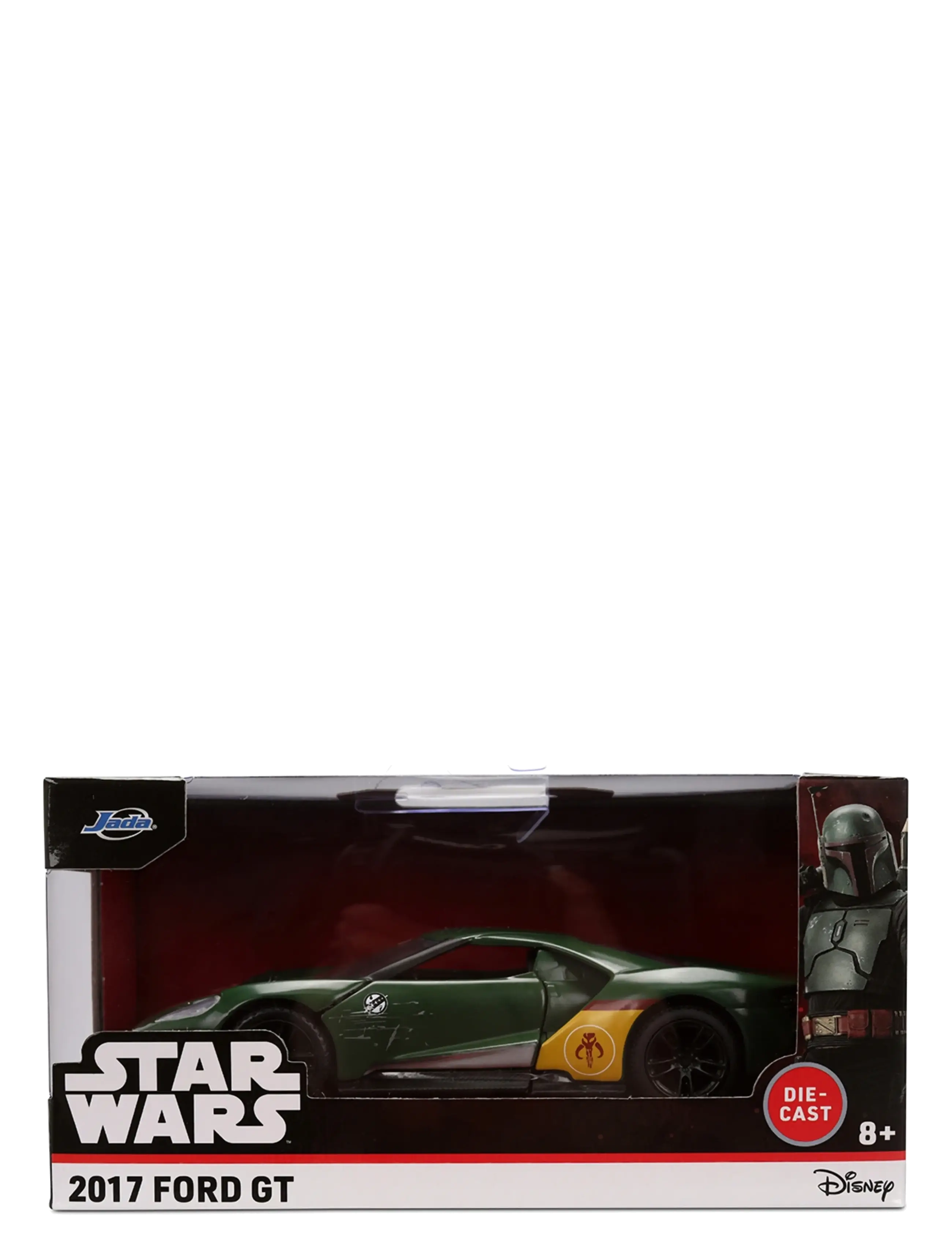Jada Toys - Star Wars Boba Fett 2017 Ford GT 1:32 - legetøjsbiler - black - 1