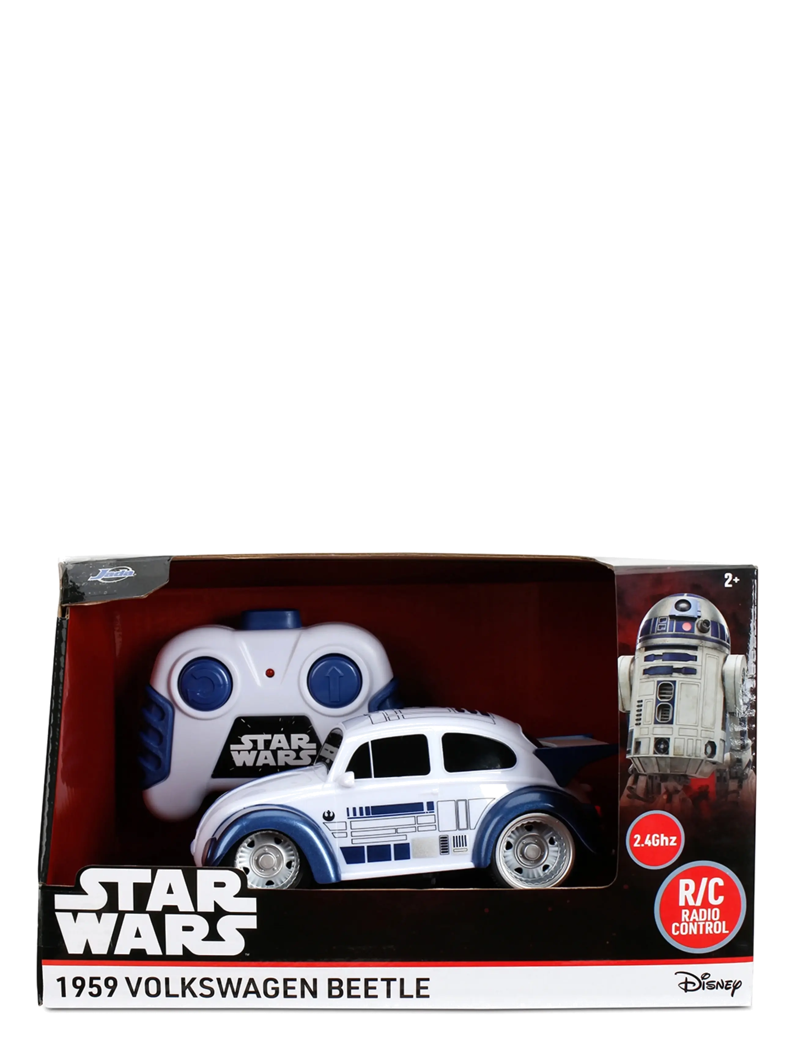 Jada Toys - RC Star Wars R2D2 VW Beetle 1:32 - white - 2