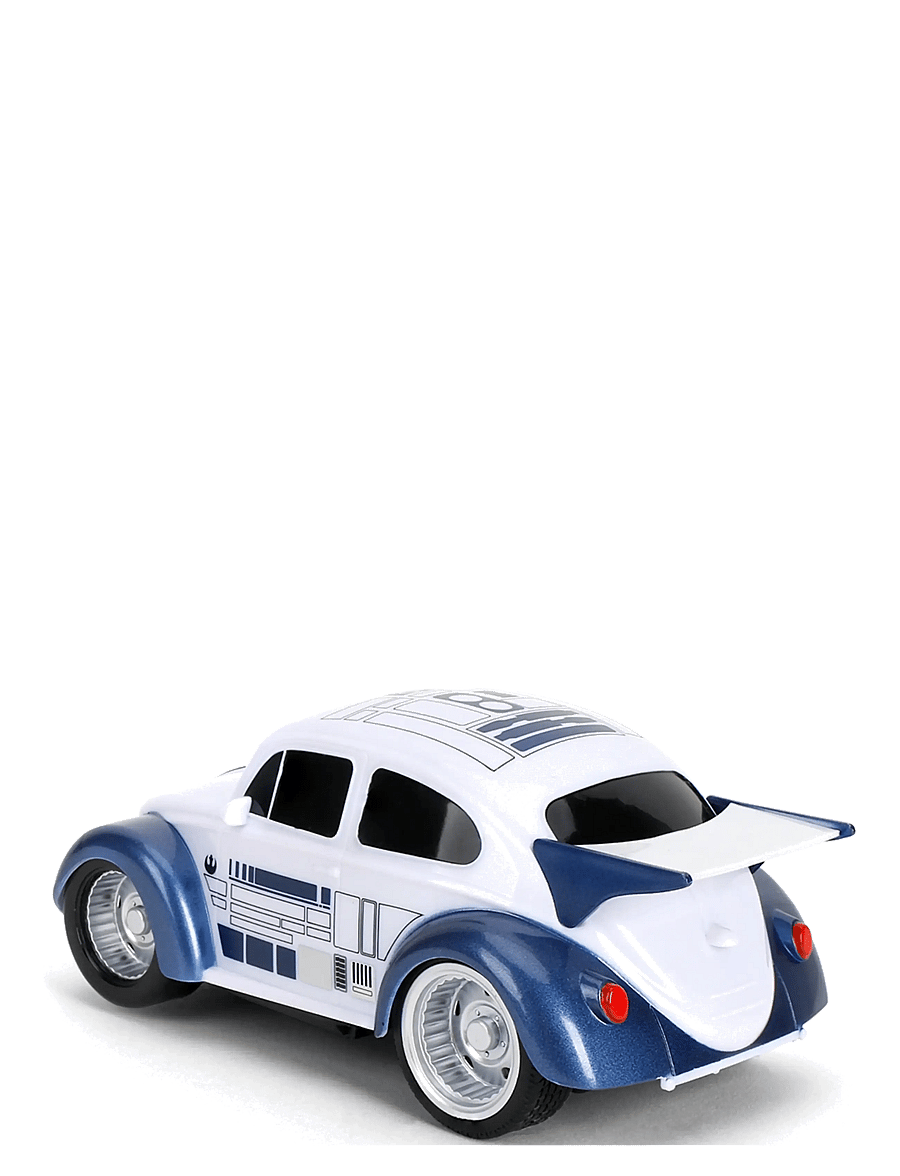 Jada Toys - RC Star Wars R2D2 VW Beetle 1:32 - fjernstyret legetøj - white - 3