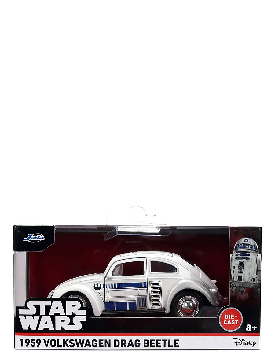Jada Toys - Star Wars R2-D2 1959 VW Beetle 1:32 - spielzeugautos - white - 1