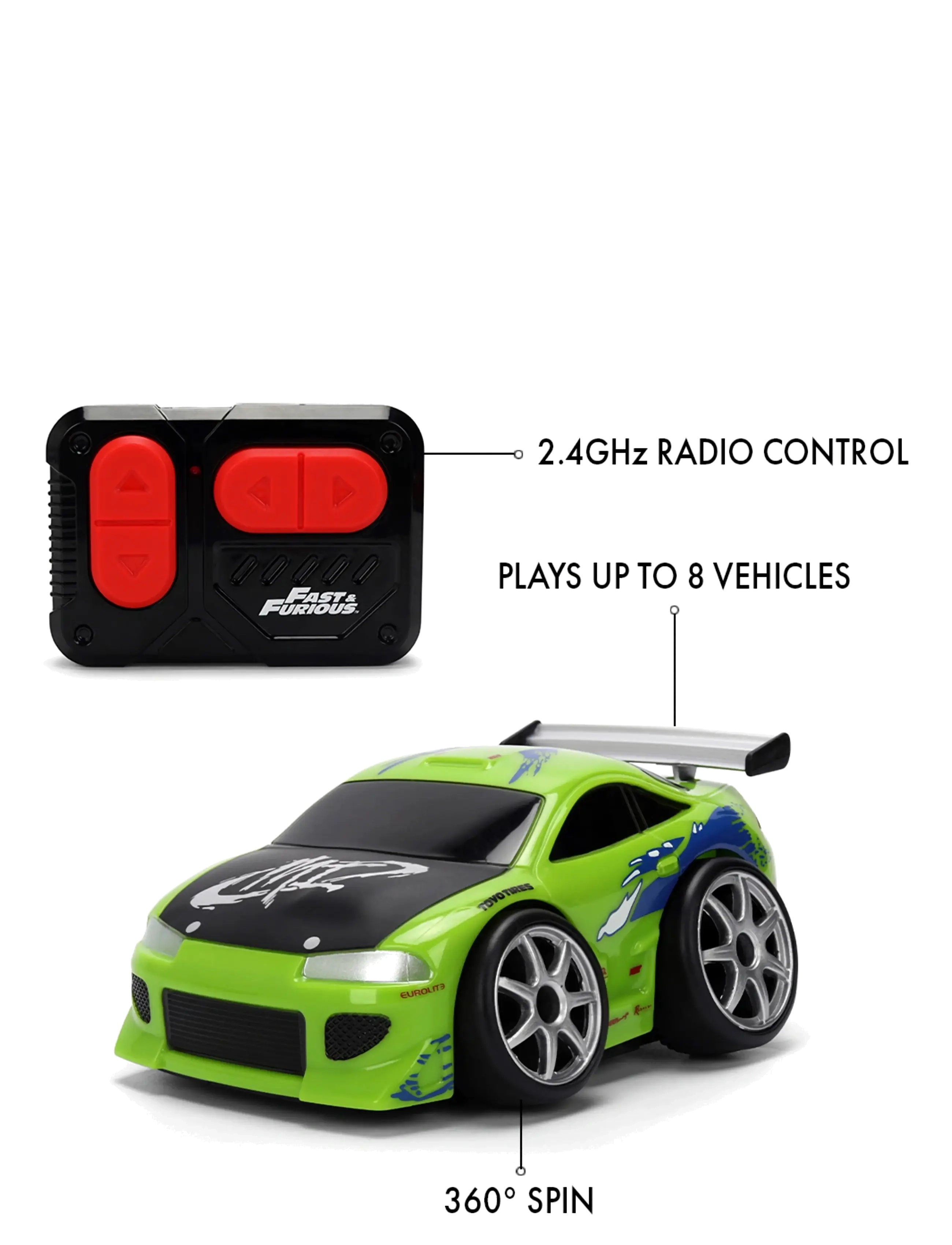 Jada Toys - RC Fast & Furious Small Blocks 1:28 - multi coloured - 2