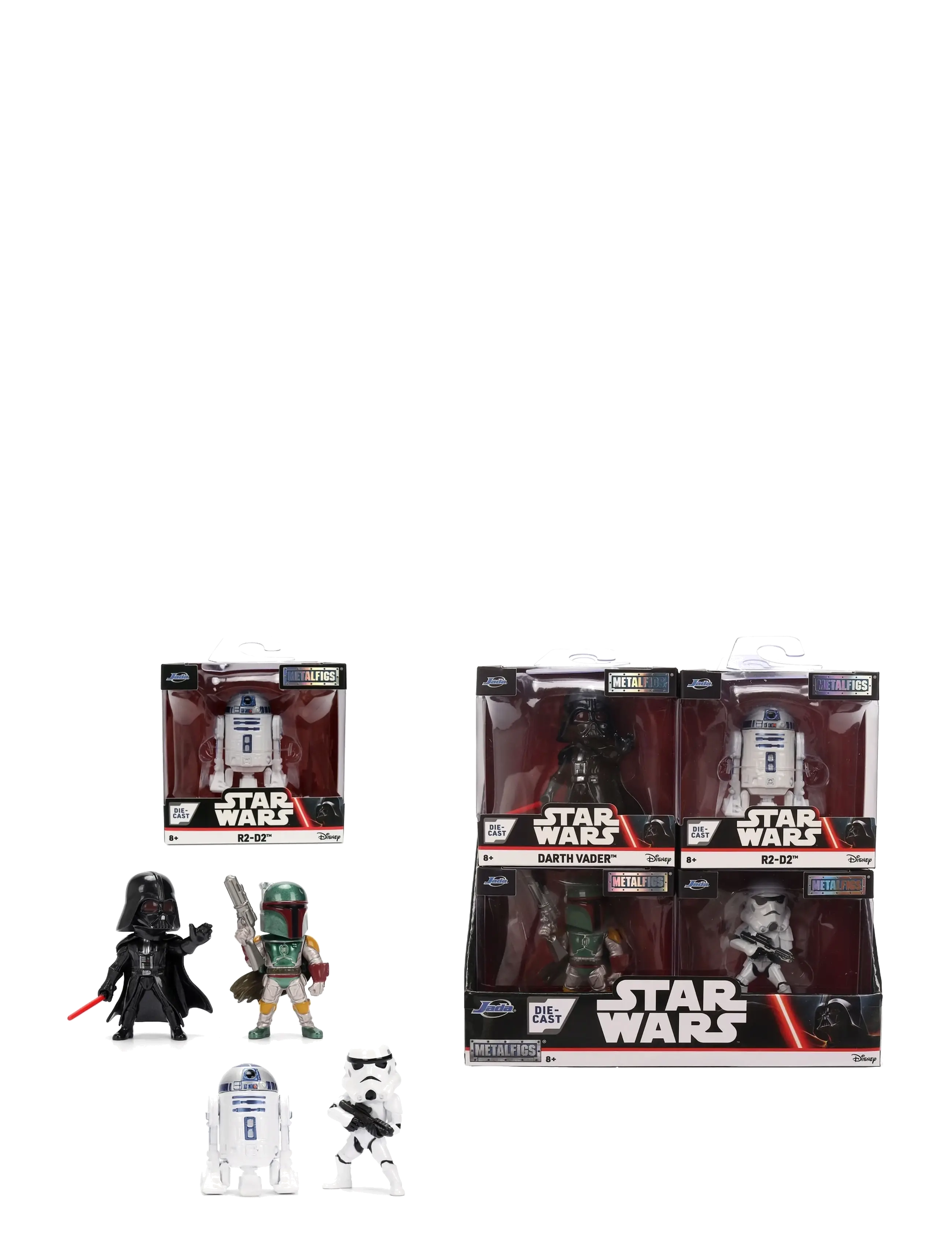 Jada Legetøj Star Wars Figures 2.5" Wave 1 - Action Figures, One Size, Multi/patterned, Legesæt Og Actionfigurer > Film- Og Eventyrfigurer, Børn