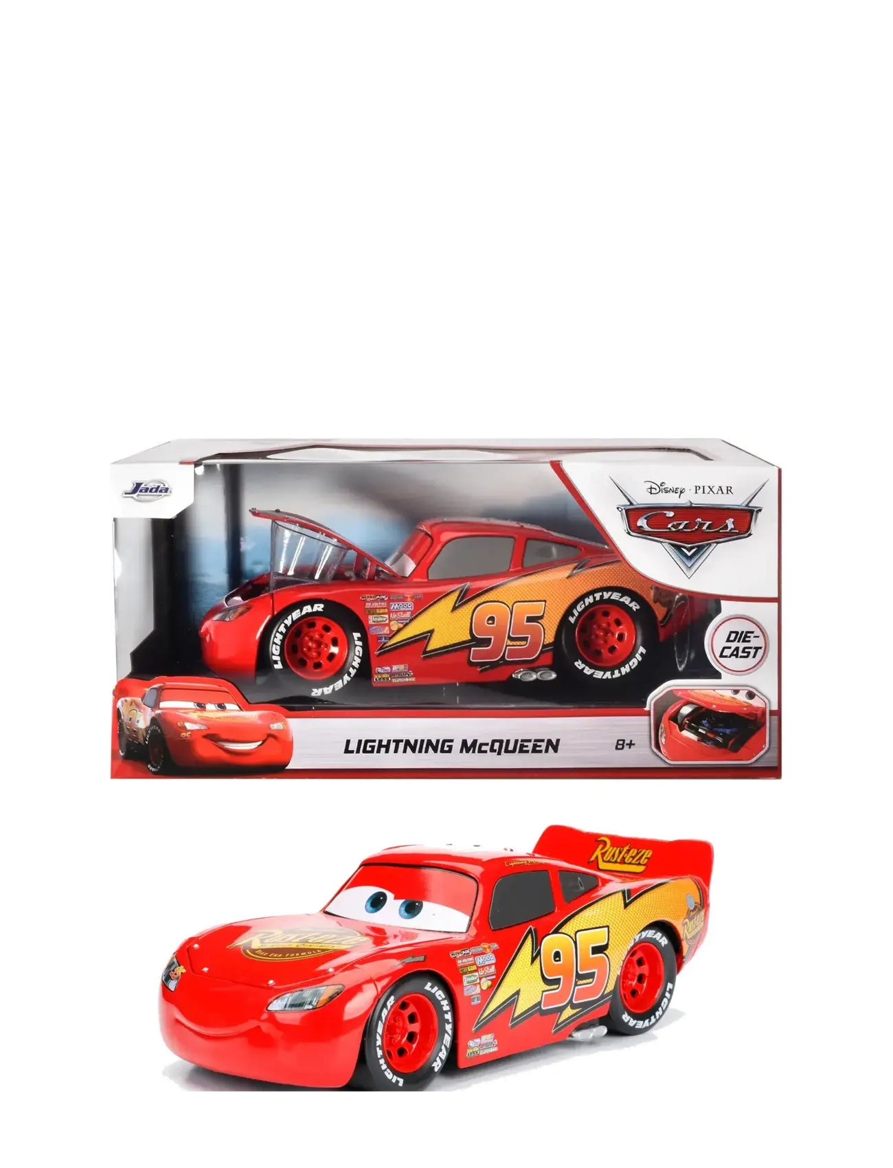 Jada Toys Disney Lightning McQueen, 1:24 - Leksakssets & Figurer - MULTICOLOR / multi