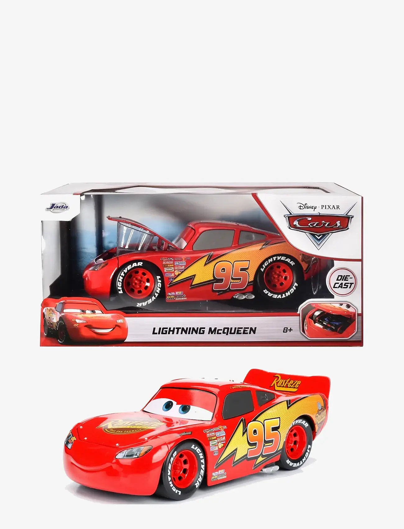 Jada Toys - Disney Lightning McQueen, 1:24 - filmid ja muinasjututegelased - multicolor - 1