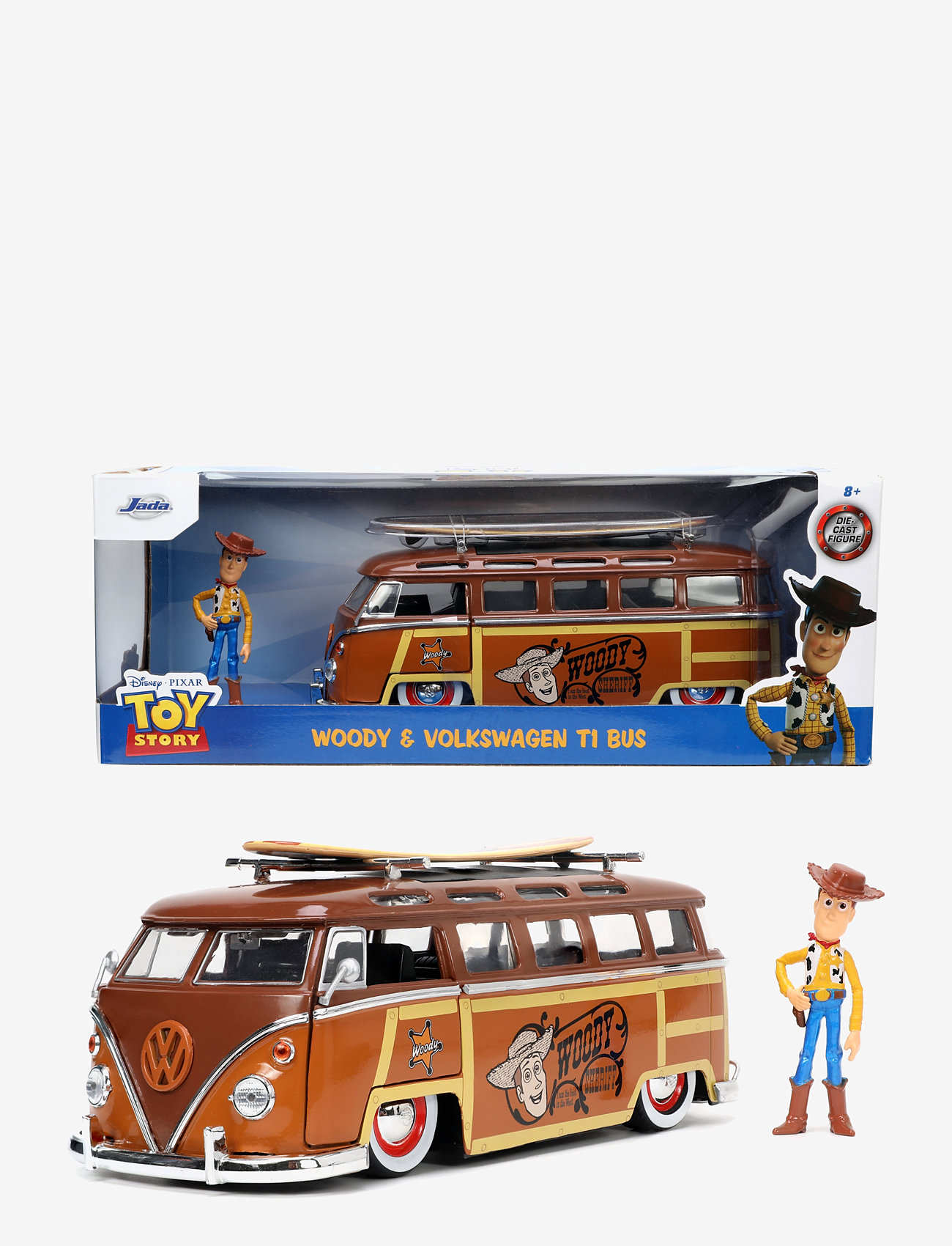 Jada Toys - Woody Van with Figure, 1:24 - legesæt - multicolor - 1